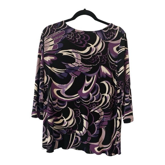 Only Nine Women’s Dressy Casual Blouse Plus Size 1X - Picture 7 of 10